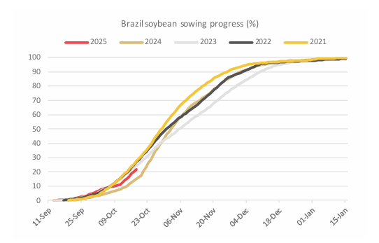 Crop Watch - Brazilian soybean plantings slow