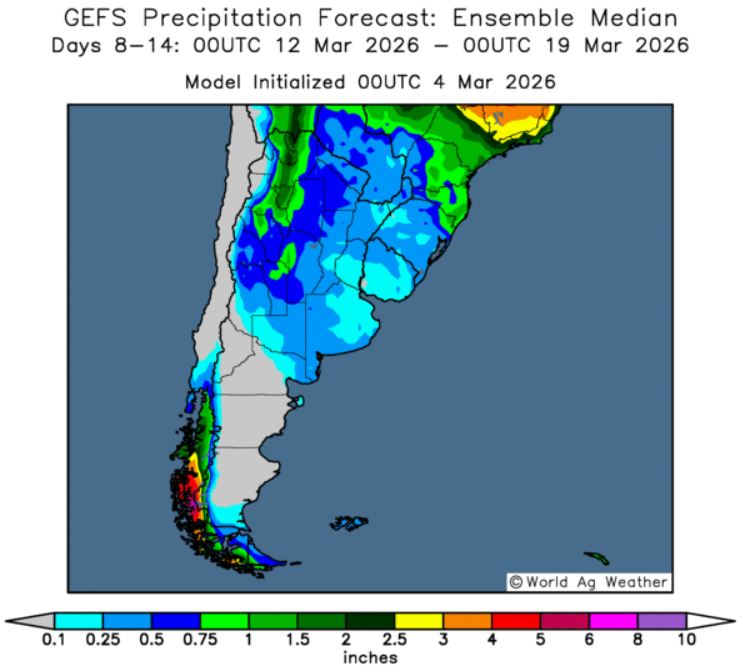 Global Crop Watch - March a crucial month for Argentine soybeans